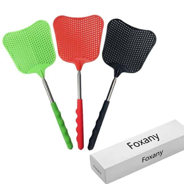 Flexible Fly Swatters with Strong Telescopic Handles