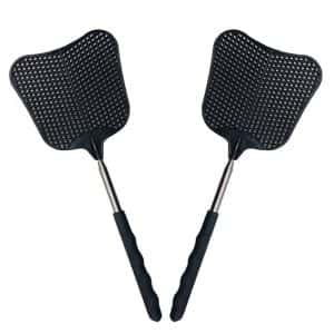 Flexible Fly Swatters with Strong Telescopic Handles