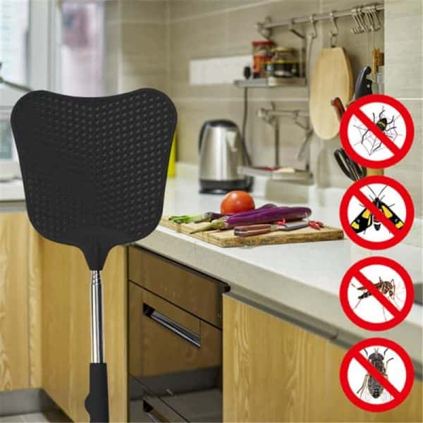 Flexible Fly Swatters with Strong Telescopic Handles