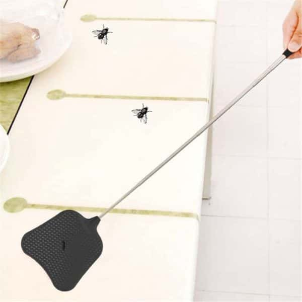 Flexible Fly Swatters with Strong Telescopic Handles